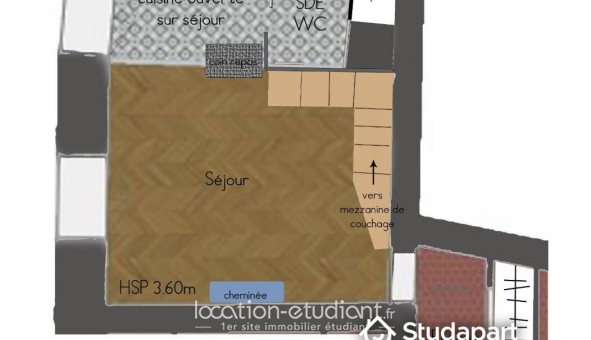 Logement tudiant Studio à Perpignan (66100)