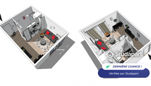 Logement tudiant Studio à Rennes (35000)