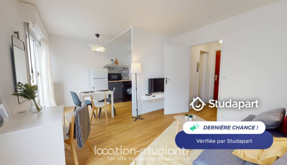 Logement tudiant Location Studio Meublé Rouen (76100)