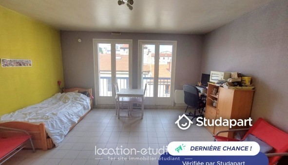 Logement tudiant Studio à Saint tienne (42100)