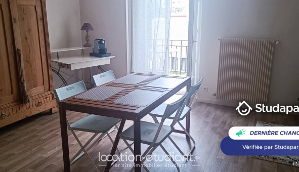 Logement tudiant Location Studio Meublé Saint tienne (42100)