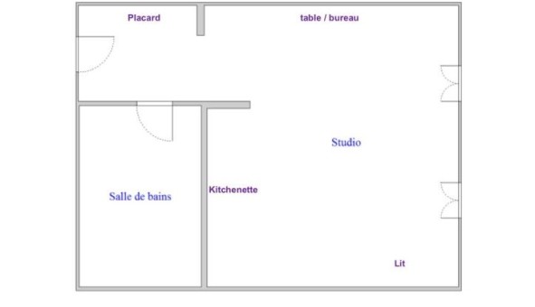 Logement tudiant Studio à Sedan (08200)