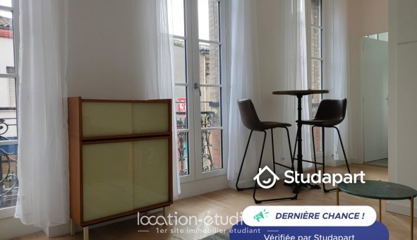 Logement tudiant Studio à Toulouse (31500)