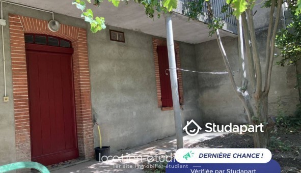 Logement tudiant Studio à Toulouse (31500)