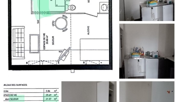 Logement tudiant Studio à Trappes (78190)