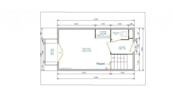 Logement tudiant Studio à Vandoeuvre ls Nancy (54500)