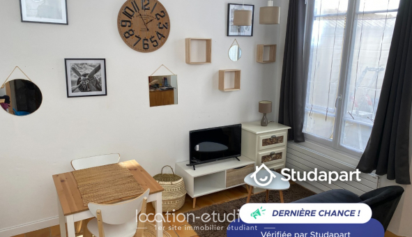 Logement tudiant Location Studio Meublé Versailles (78000)