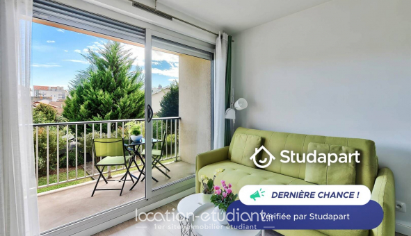 Logement tudiant Location Studio Meublé Villeurbanne (69100)