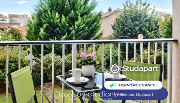 Logement tudiant Studio à Villeurbanne (69100)