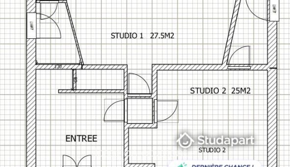 Logement tudiant Studio à Vitry sur Seine (94400)