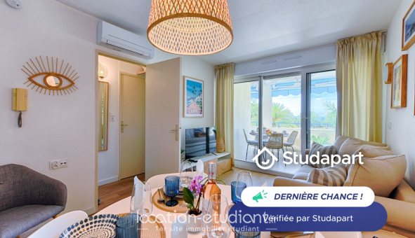 Logement tudiant T2 à Antibes (06160)