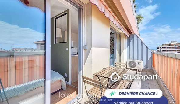 Logement étudiant Location T2 Meublé Antibes (06160)