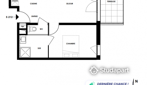 Logement tudiant T2 à Arles (13200)