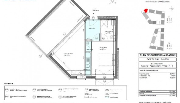 Logement tudiant T2 à Bgles (33130)