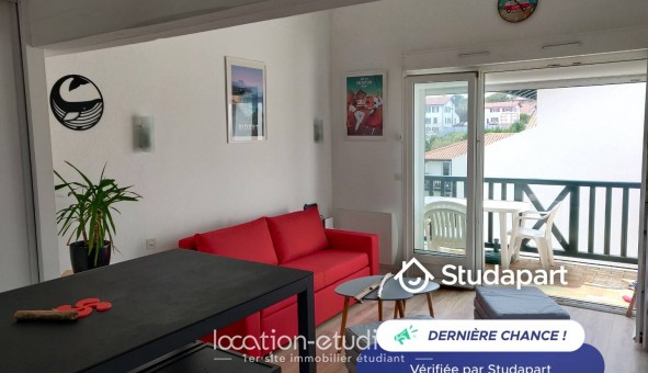 Logement tudiant Location T2 Meublé Bidart (64210)