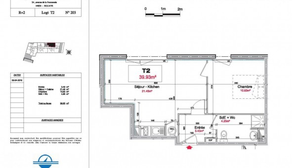 Logement tudiant T2 à Bouaye (44830)