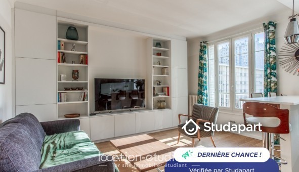 Logement tudiant T2 à Boulogne Billancourt (92100)