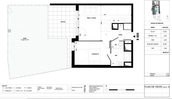 Logement tudiant T2 à Bourgbarr (35230)