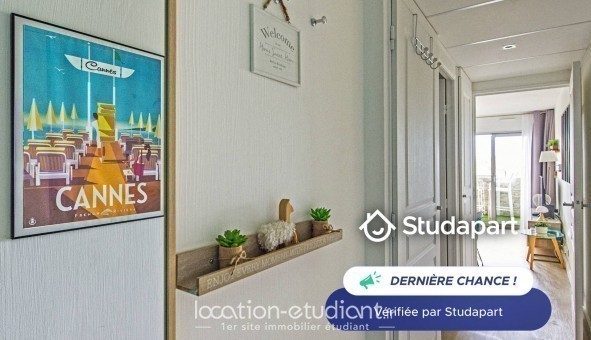 Logement tudiant T2 à Cannes (06400)