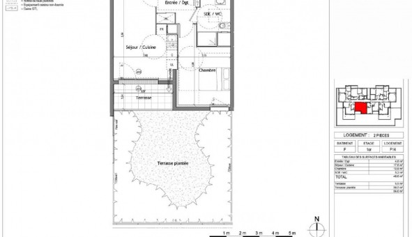 Logement tudiant T2 à Chartres (28000)