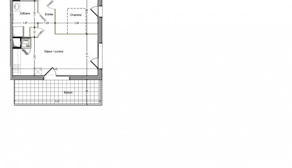 Logement tudiant T2 à Chtillon sur Cluses (74300)