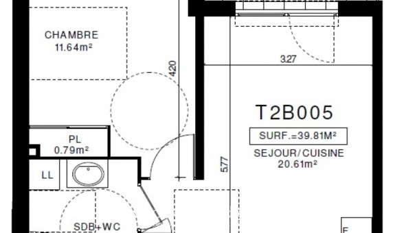 Logement tudiant T2 à Clermont Ferrand (63000)