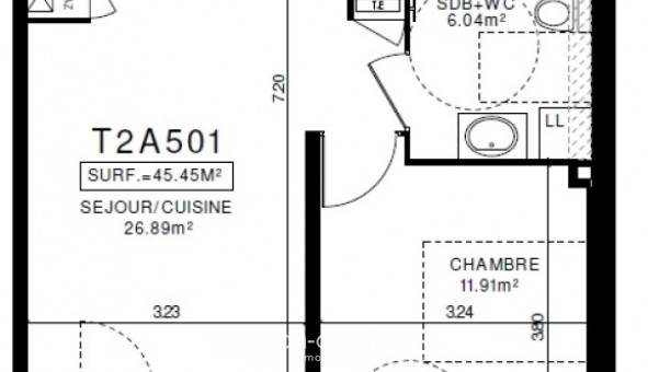 Logement tudiant T2 à Clermont Ferrand (63000)