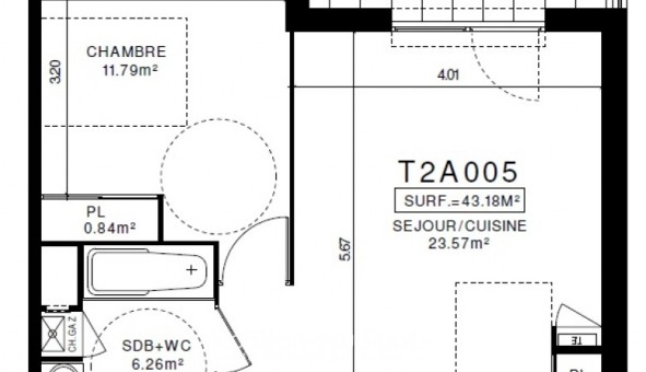 Logement tudiant T2 à Clermont Ferrand (63000)