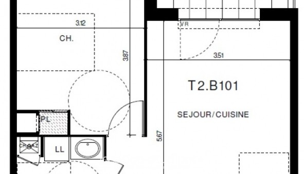 Logement tudiant T2 à Clermont Ferrand (63000)