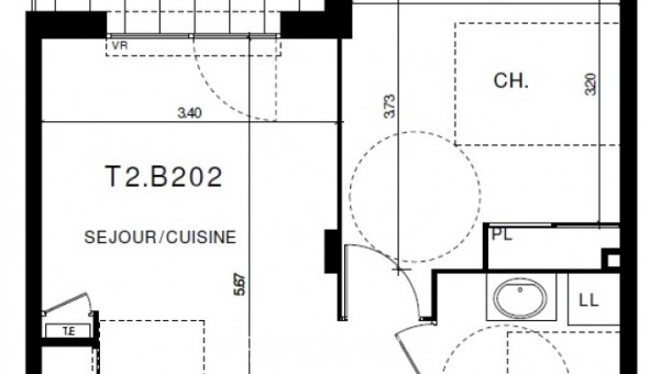 Logement tudiant T2 à Clermont Ferrand (63000)