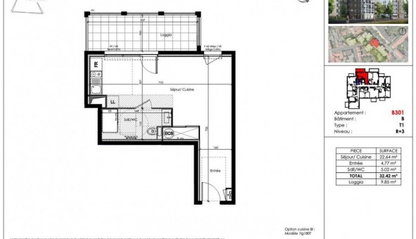 Logement tudiant T2 à Clermont Ferrand (63000)