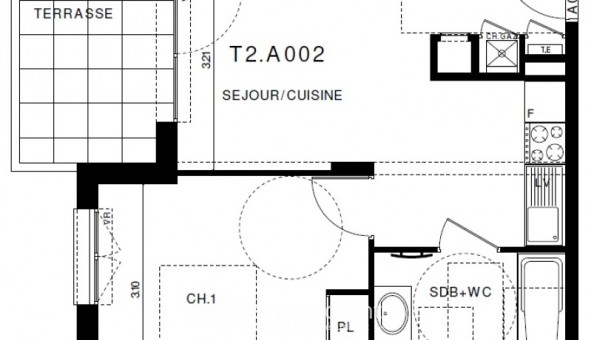 Logement tudiant T2 à Clermont Ferrand (63000)