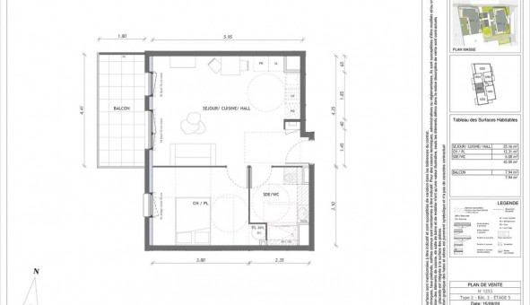 Logement tudiant T2 à Clermont Ferrand (63000)