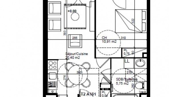 Logement tudiant T2 à Collonges sous Salve (74160)