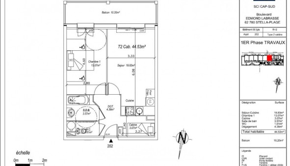 Logement tudiant T2 à Cucq (62780)