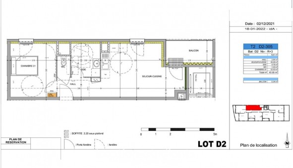 Logement tudiant T2 à Dijon (21000)