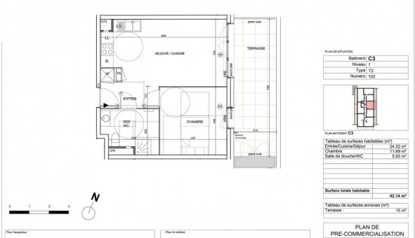 Logement tudiant T2 à chirolles (38130)