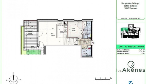 Logement tudiant T2 à Illkirch Graffenstaden (67400)