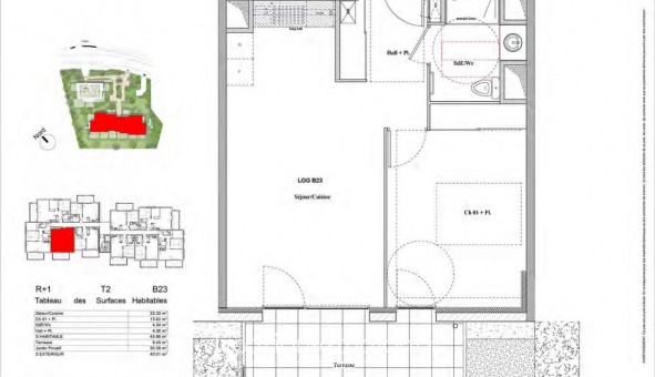 Logement tudiant T2 à L'Isle d'Abeau (38080)