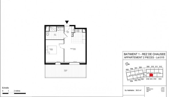 Logement tudiant T2 à Lves (28300)