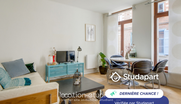 Logement tudiant Location T2 Meublé Lille (59800)