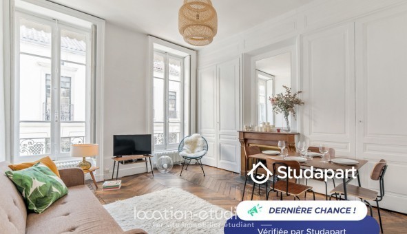 Logement tudiant T2 à Lyon 2me arrondissement (69002)