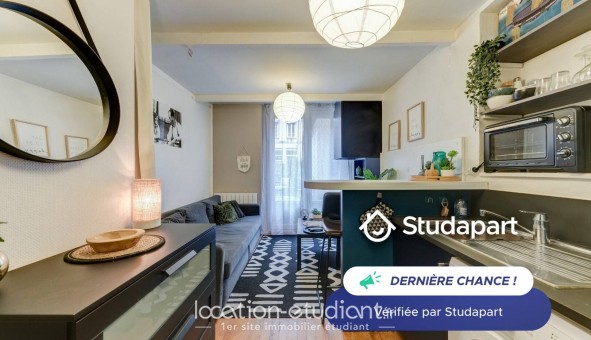 Logement tudiant Location T2 Meublé Lyon 6me arrondissement (69006)