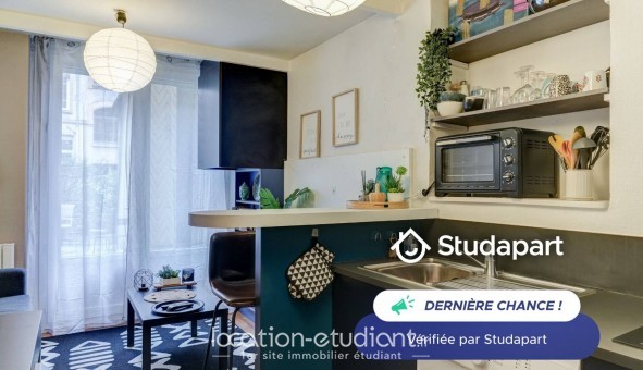 Logement tudiant T2 à Lyon 6me arrondissement (69006)