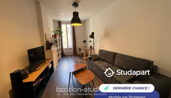 Logement tudiant Location T2 Meublé Marseille 06me arrondissement (13006)