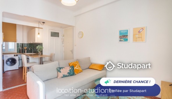 Logement tudiant T2 à Marseille 07me arrondissement (13007)