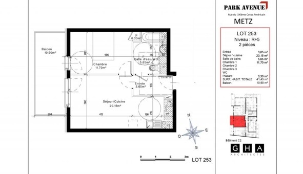 Logement tudiant T2 à Metz (57050)