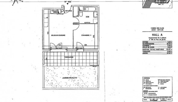 Logement tudiant T2 à Meylan (38240)