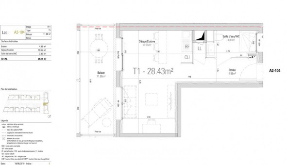 Logement tudiant T2 à Nancy (54100)