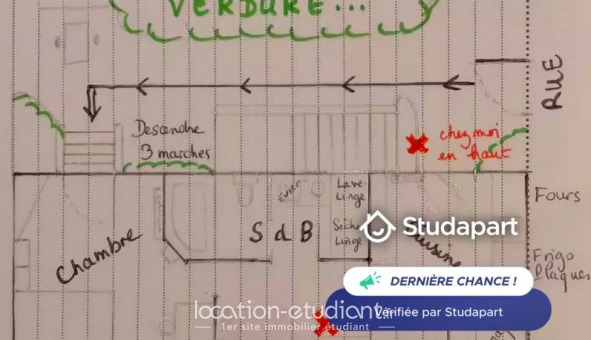 Logement tudiant T2 à Nantes (44200)